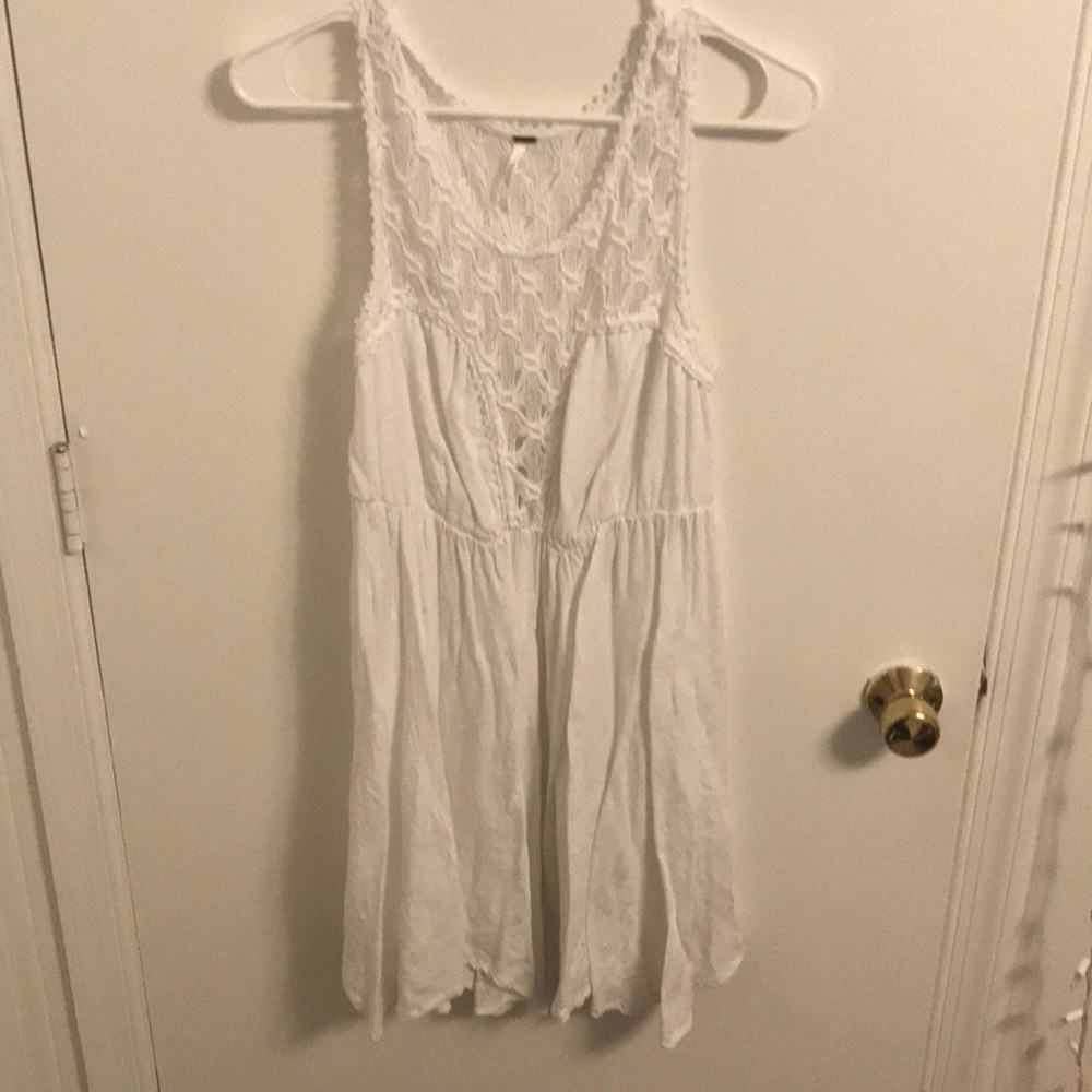 Free people white lace dress